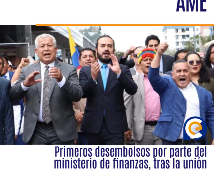 Primeros desembolsos por parte del ministerio de finanzas, tras la unión municipalista por los derechos de los territorios