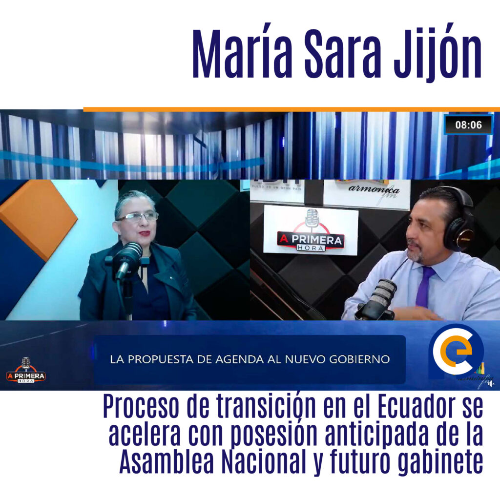 Proceso de transición en el Ecuador se acelera con posesión anticipada de la Asamblea Nacional y futuro gabinete del presidente electo Noboa