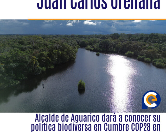 Alcalde de Aguarico dará a conocer su política biodiversa en Cumbre COP28 en Dubai