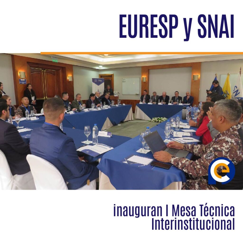EURESP y SNAI inauguran I Mesa Técnica Interinstitucional del Centro de Formación y Capacitación Penitenciaria