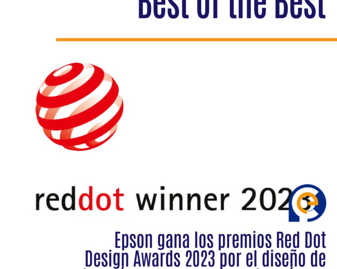 Epson gana los premios Red Dot Design Awards 2023 por el diseño de cinco líneas de productos, incluído el premio