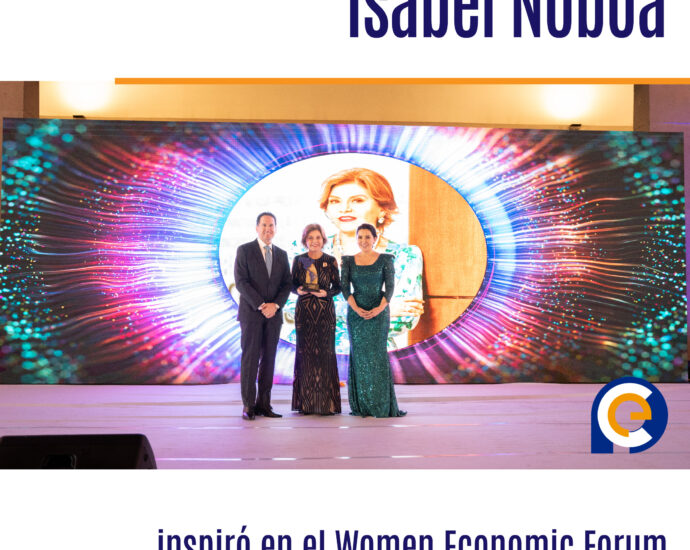 Isabel Noboa inspiró en el Women Economic Forum