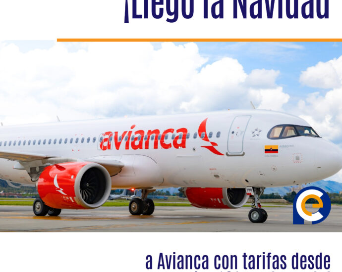 ¡Llegó la Navidad a Avianca con tarifas desde los $31 por trayecto!