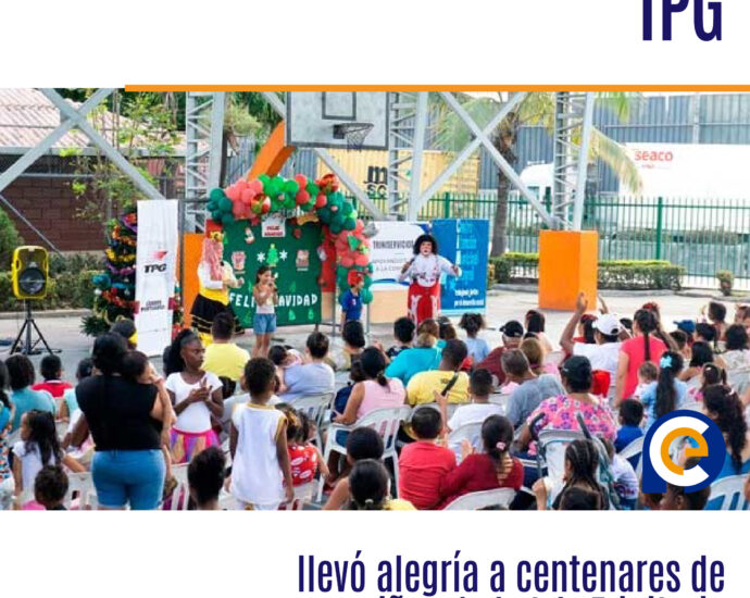 TPG llevó alegría a centenares de niños de la Isla Trinitaria