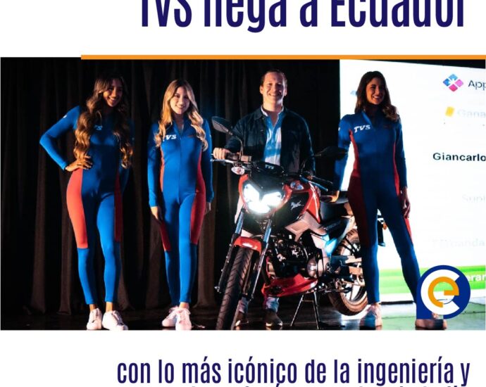 TVS llega a Ecuador con lo más icónico de la ingeniería y tecnología en motos de India