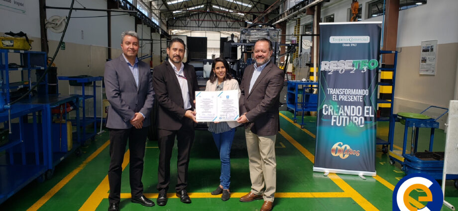 Teojama Comercial renovó la certificación iso 9001:2015 de sus talleres mecánicos