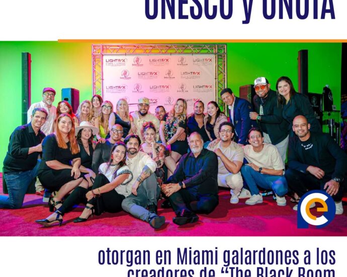 UNESCO y UNOTA otorgan en Miami galardones a los creadores de “The Black Room Sessions” de Light F/X Studios Complex