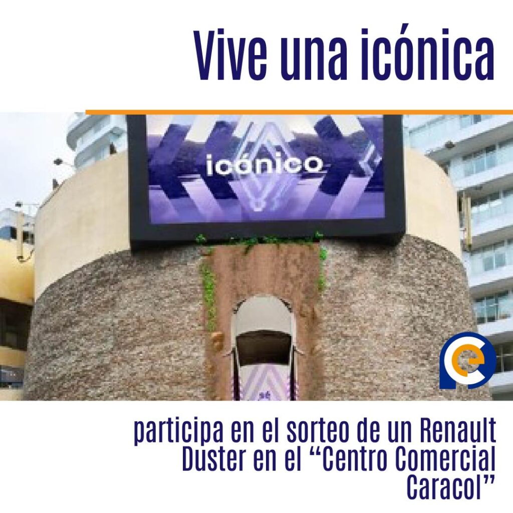 Vive una icónica navidad: participa en el sorteo de un Renault Duster en el “Centro Comercial Caracol”