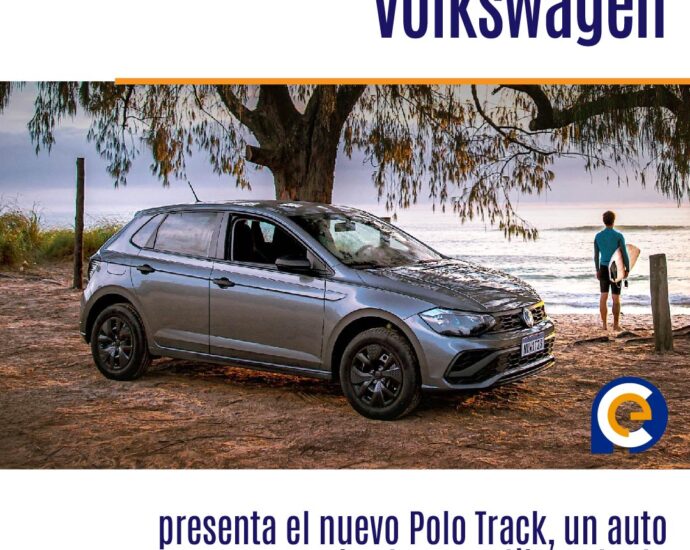 Volkswagen presenta el nuevo Polo Track, un auto robusto, versatil y potente