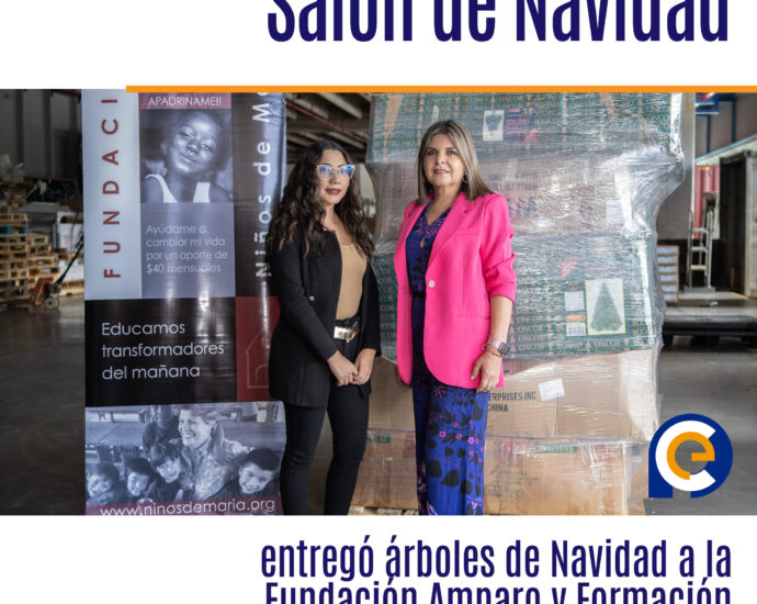 Salón de Navidad entregó árboles de Navidad a la Fundación Amparo y Formación Infantil Padre José Kentenich