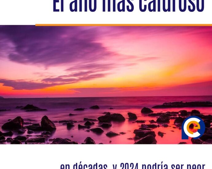 2023 fue el año más caluroso en décadas, y 2024 podría ser peor