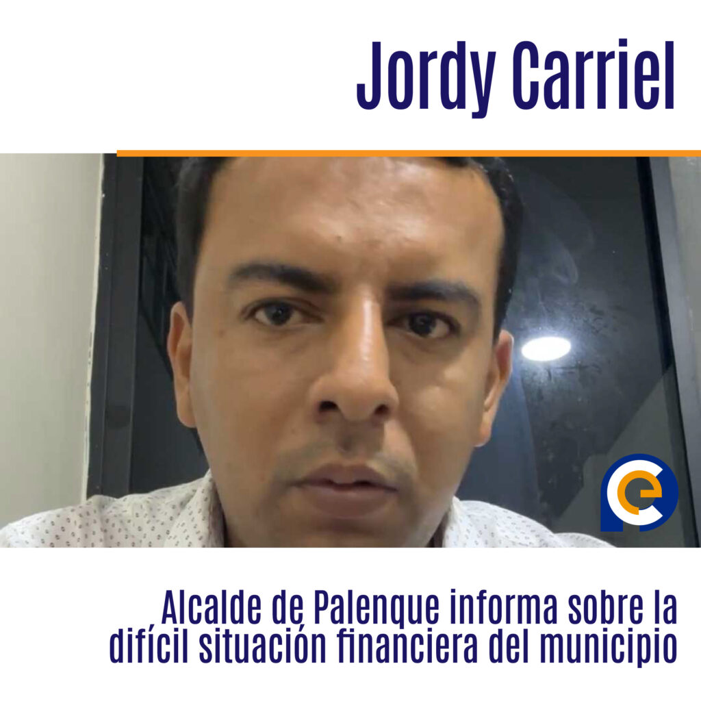 Alcalde de Palenque informa sobre la difícil situación financiera del municipio