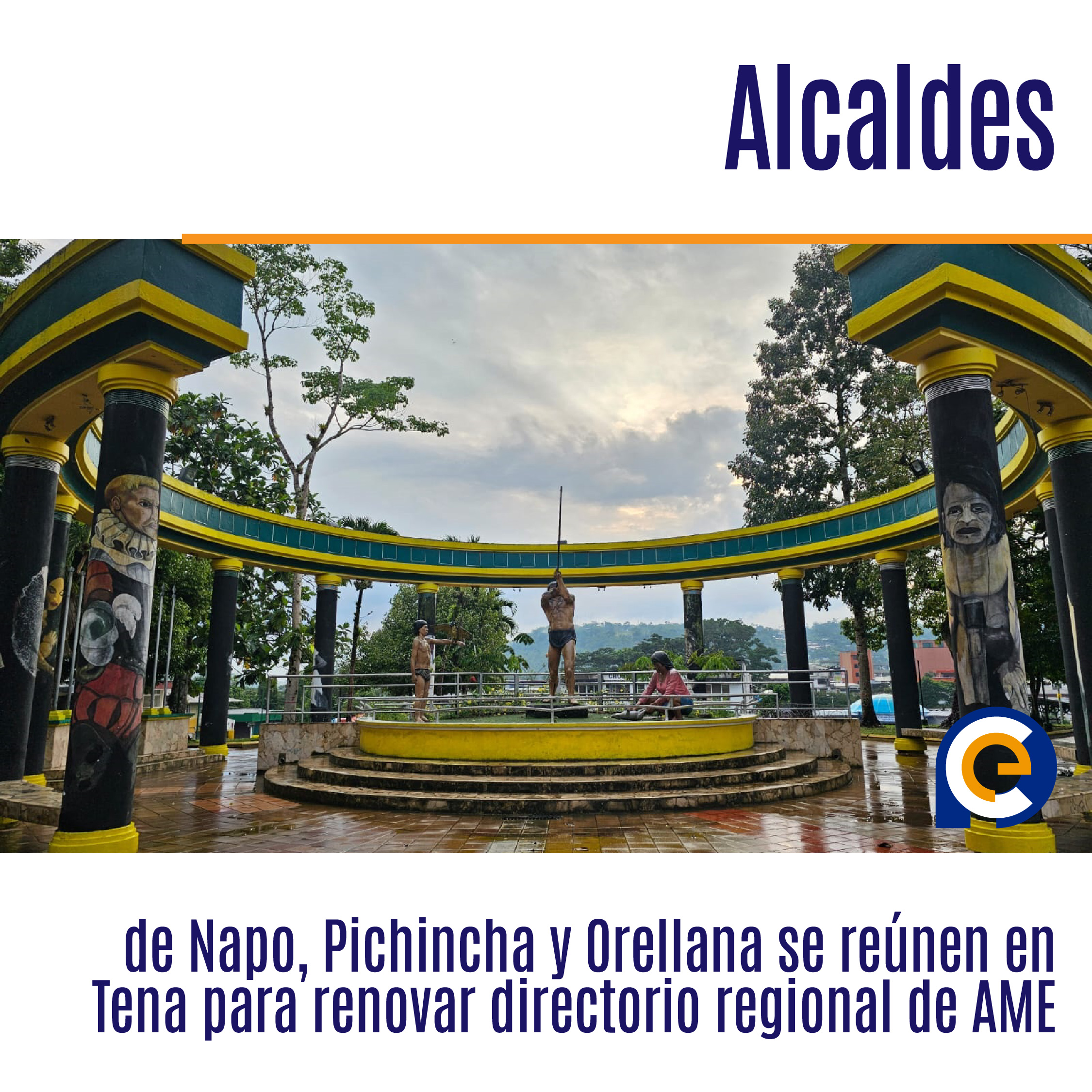 Alcaldes de Napo, Pichincha y Orellana se reúnen en Tena para renovar directorio regional de AME