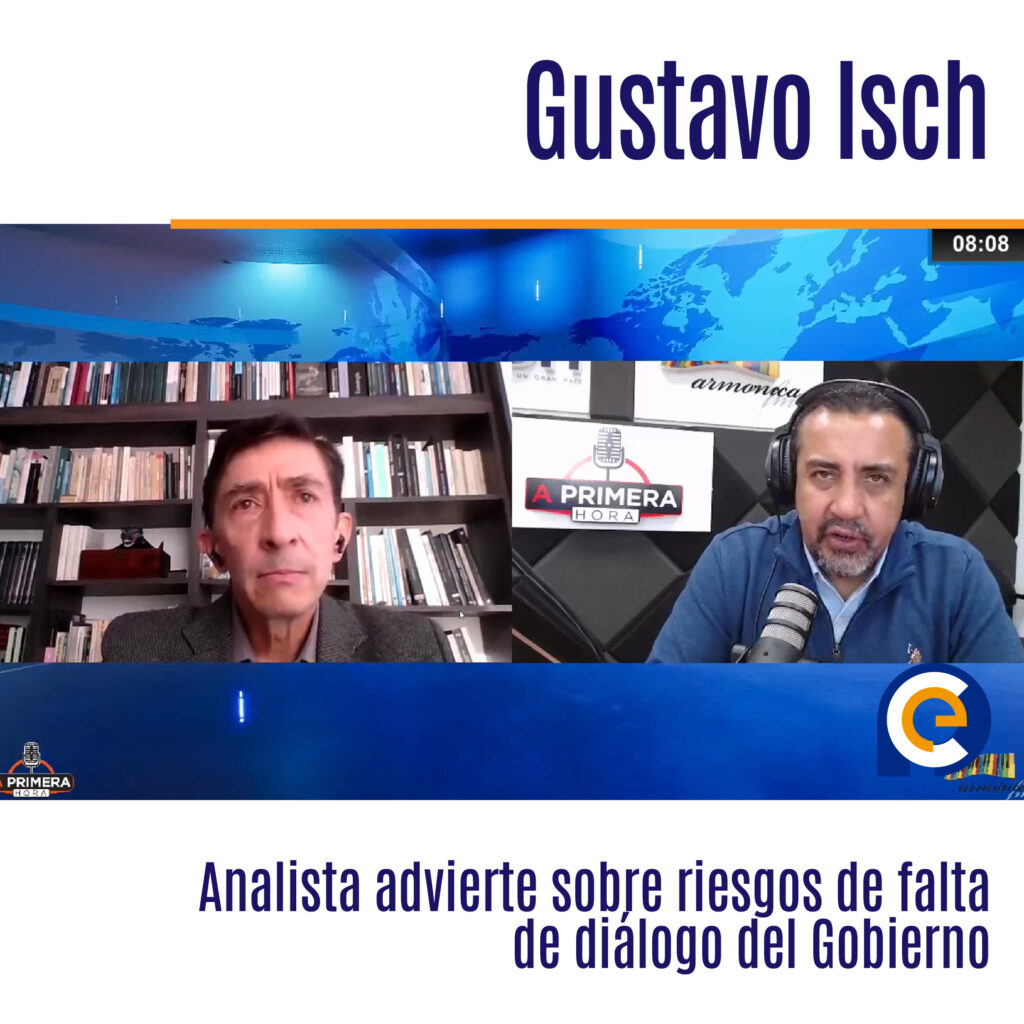 Analista advierte sobre riesgos de falta de diálogo del Gobierno