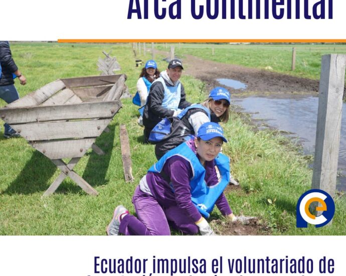 Arca Continental Ecuador impulsa el voluntariado de reforestación en haciendas ganaderas