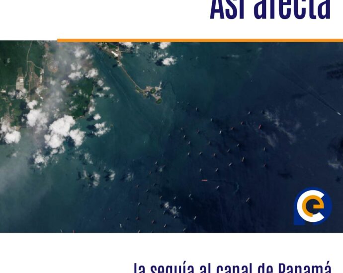Así afecta la sequía al canal de Panamá