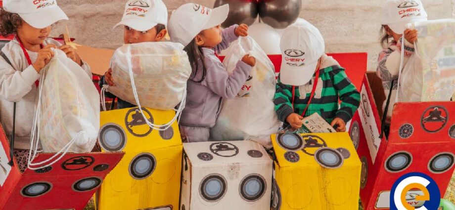 Chery mantiene su compromiso con la educación y el desarrollo infantil en Ecuador