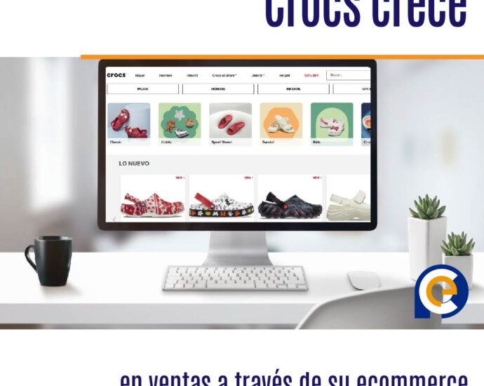 Crocs crece en ventas a través de su ecommerce