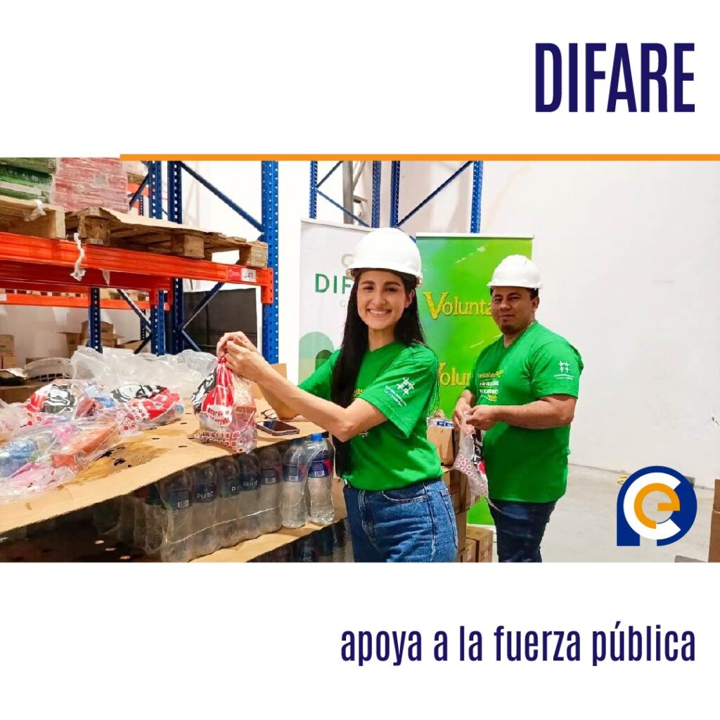 DIFARE apoya a la fuerza pública