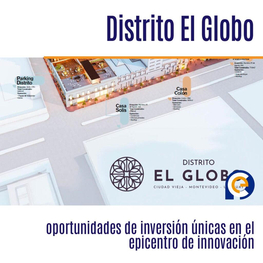 Distrito El Globo: oportunidades de inversión únicas en el epicentro de innovación y empresarial de Latinoamérica en Montevideo