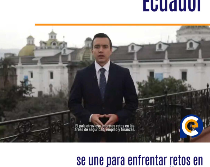 Ecuador se une para enfrentar retos en seguridad, empleo y finanzas