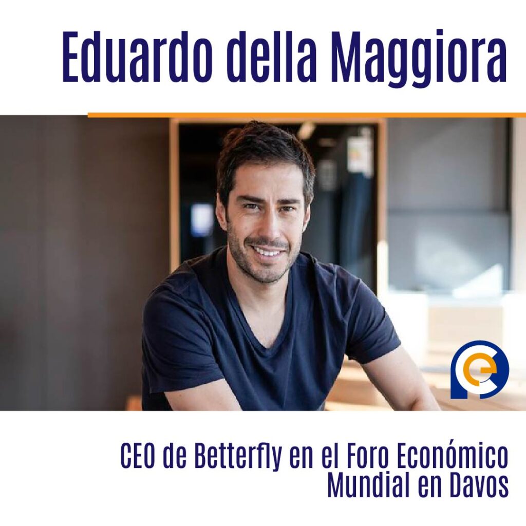 Eduardo della Maggiora, CEO de Betterfly en el Foro Económico Mundial en Davos