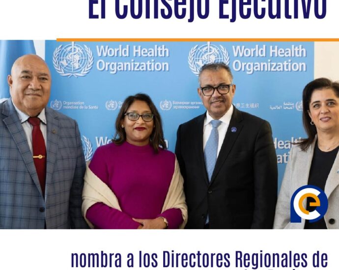 El Consejo Ejecutivo nombra a los Directores Regionales de las Regiones del Mediterráneo Oriental, Asia Sudoriental y el Pacífico Occidental