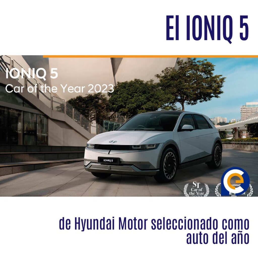 El IONIQ 5 de Hyundai Motor seleccionado como auto del año