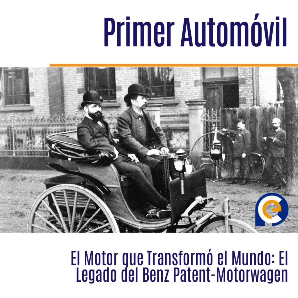 El ingeniero mecánico Karl Benz patenta su primer vehículo automóvil de combustión interna en 1886