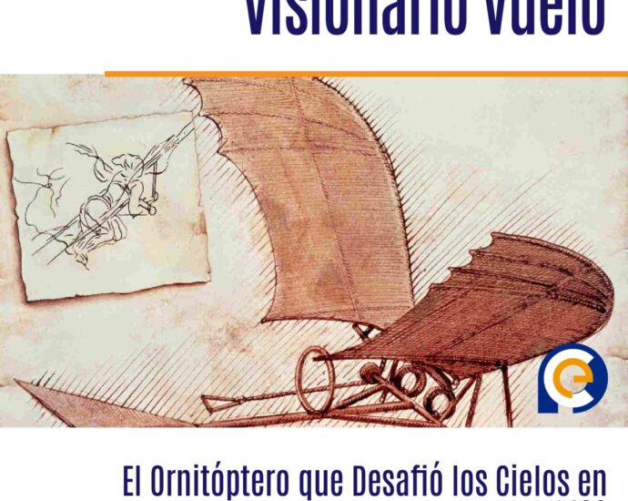 En 1496 Leonardo da Vinci prueba por primera vez su máquina voladora