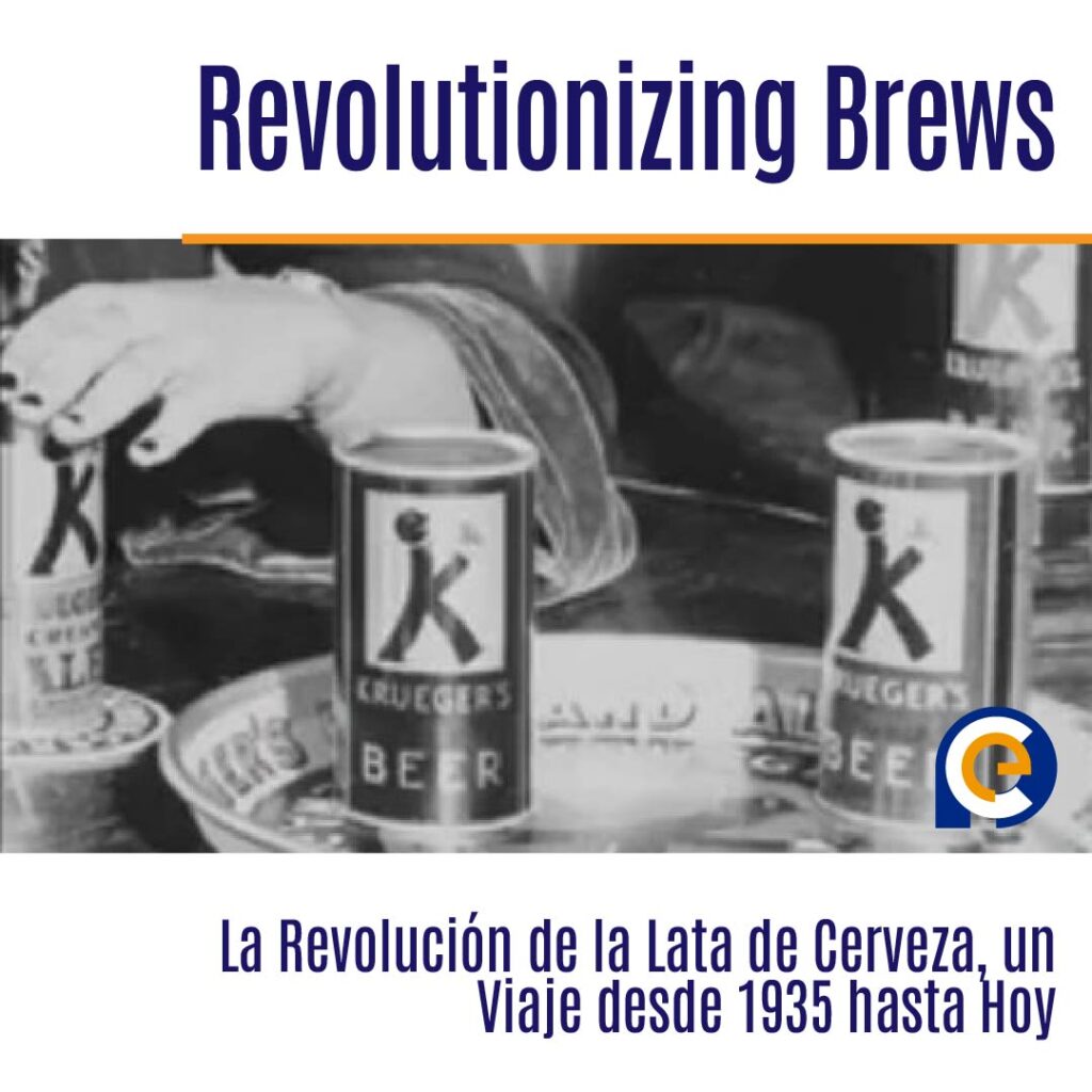 En 1935 en Richmond, Virginia comienza a venderse cerveza enlatada "Krueger's Finest Beer and Krueger's Cream Ale"