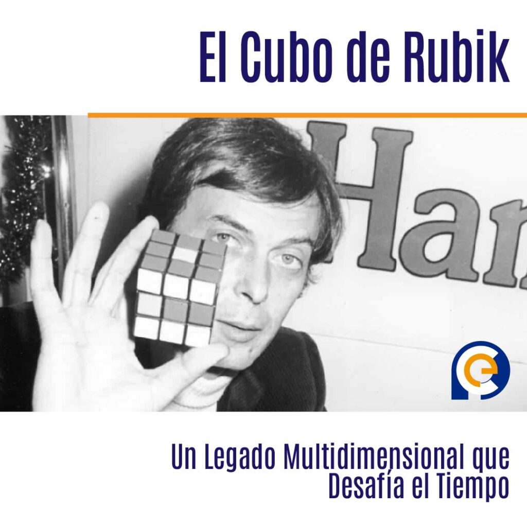 En 1975, el escultor Ernő Rubik solicita la patente del cubo mágico que actualmente se conoce como "El cubo de Rubik"