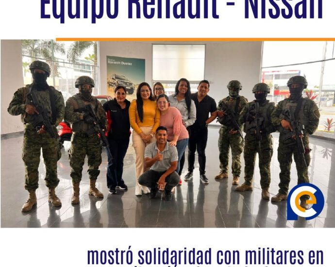 Equipo Renault - Nissan mostró solidaridad con militares en situación de estado de guerra