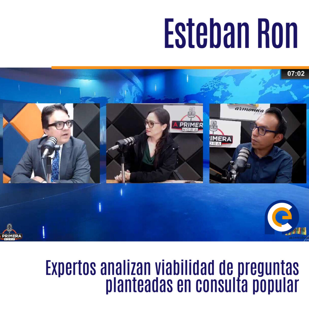 Expertos analizan viabilidad de preguntas planteadas en consulta popular