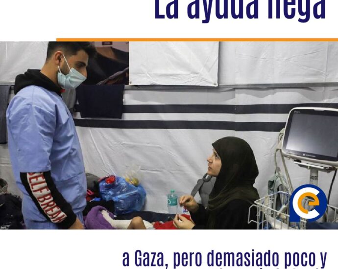 La ayuda llega a Gaza, pero demasiado poco y demasiado tarde