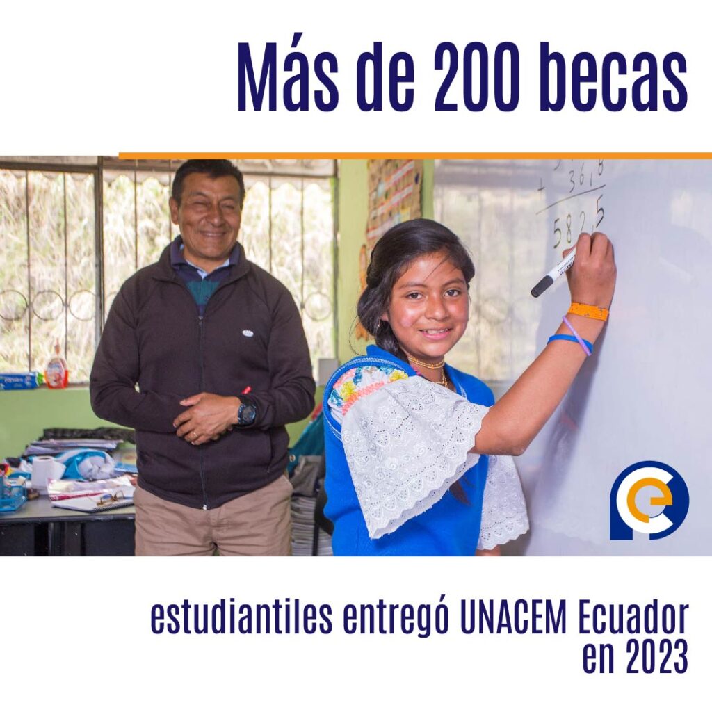 Más de 200 becas estudiantiles entregó UNACEM Ecuador en 2023