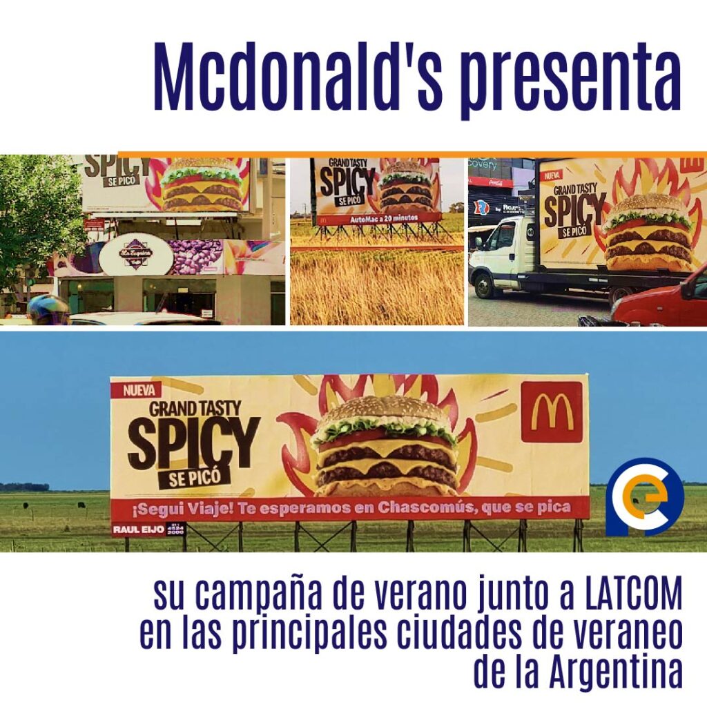Mcdonald's presenta su campaña de verano junto a LATCOM en las principales ciudades de veraneo de la Argentina