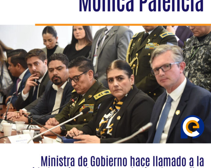 Ministra de Gobierno hace llamado a la unidad nacional para combatir a las mafias