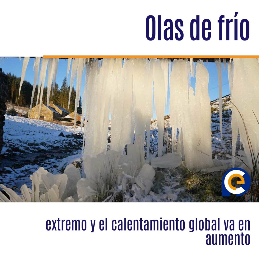 Olas de frío extremo y el calentamiento global va en aumento