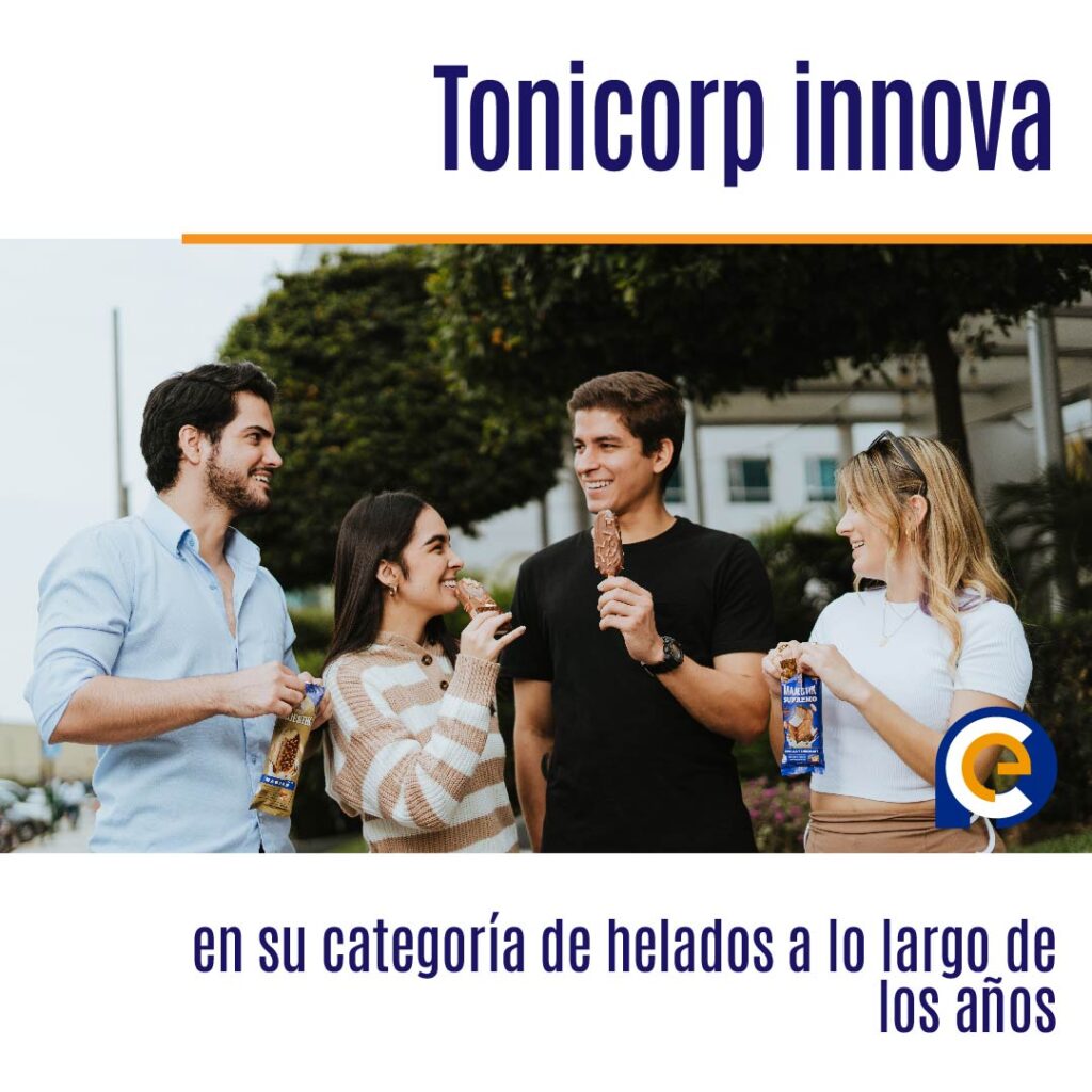 Tonicorp innova en su categoría de helados a lo largo de los años