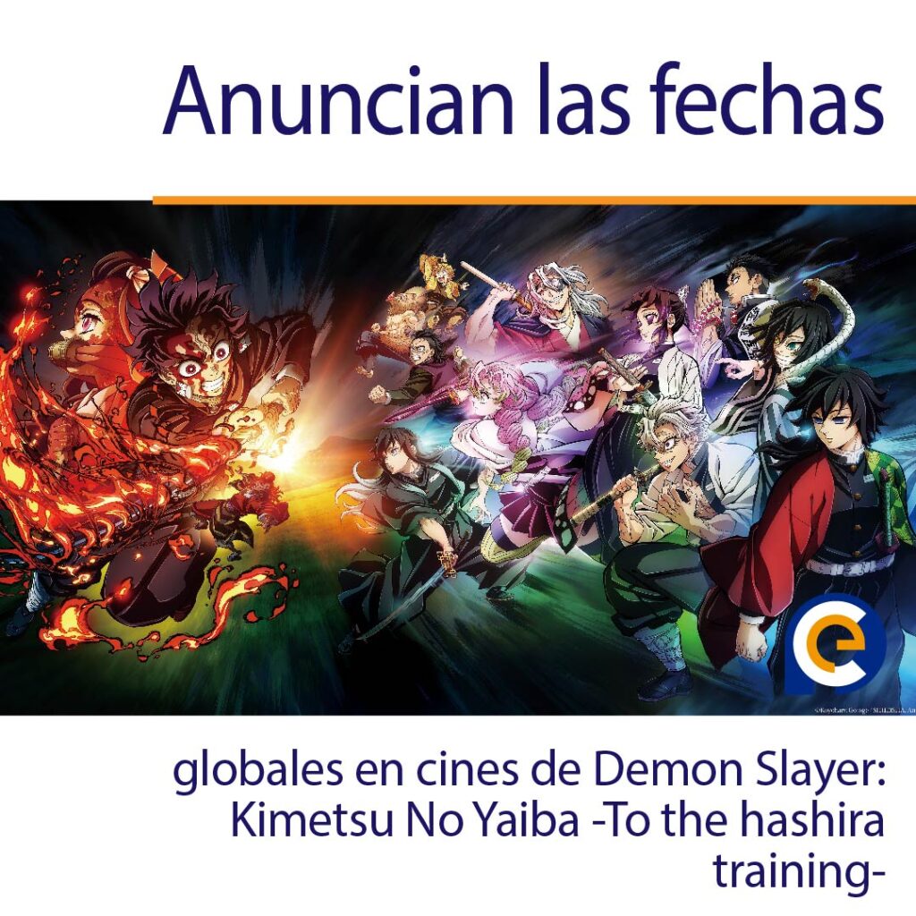 Anuncian las fechas globales en cines de Demon Slayer: Kimetsu No Yaiba -To the hashira training- y revelan detalles de su gira mundial