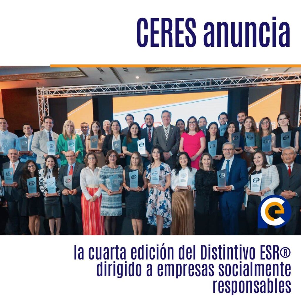 CERES anuncia la cuarta edición del Distintivo ESR® dirigido a empresas socialmente responsables