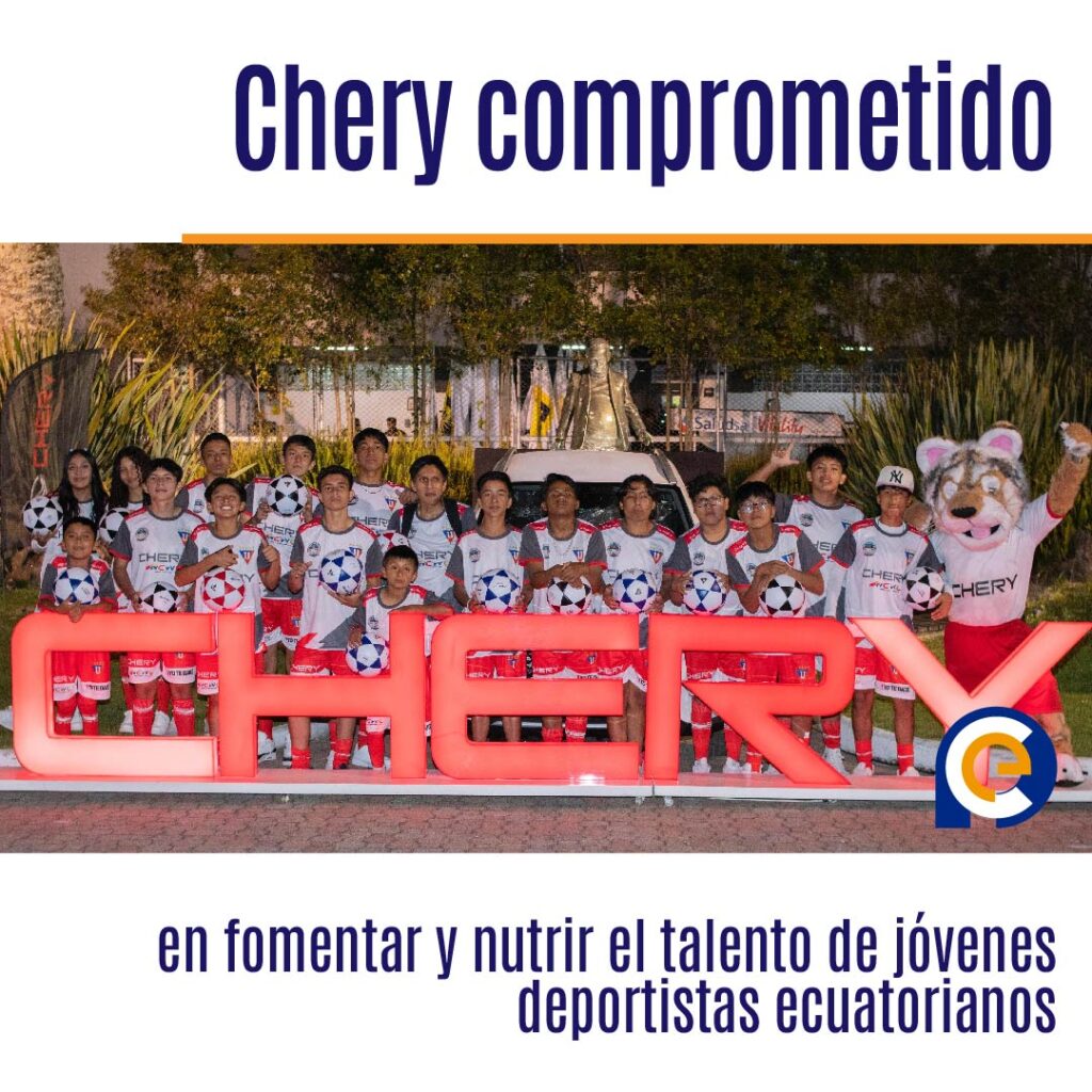 Chery comprometido en fomentar y nutrir el talento de jóvenes deportistas ecuatorianos