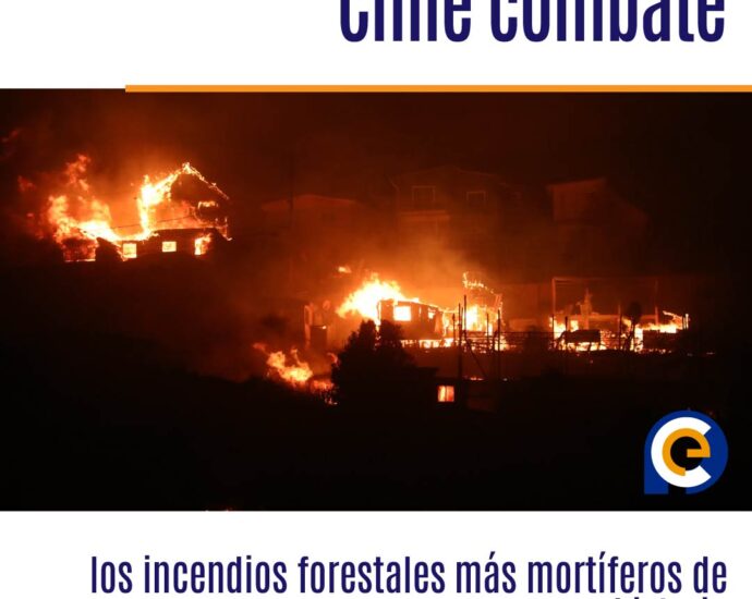 Chile combate los incendios forestales más mortíferos de su historia