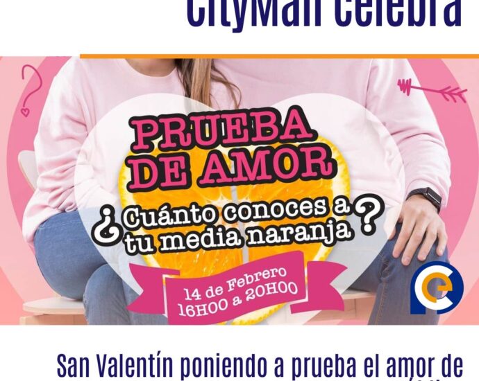 CityMall celebra San Valentín poniendo a prueba el amor de su público