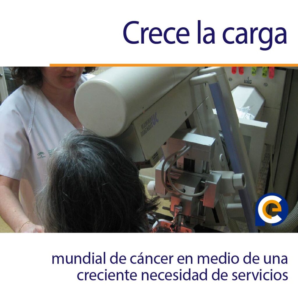 Crece la carga mundial de cáncer en medio de una creciente necesidad de servicios