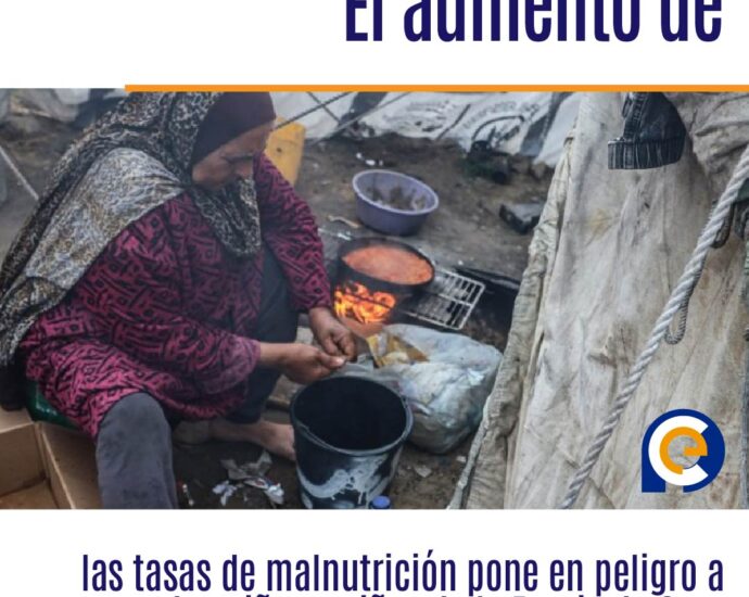 El aumento de las tasas de malnutrición pone en peligro a los niños y niñas de la Franja de Gaza