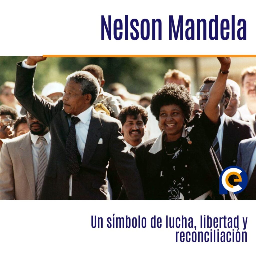 En 1990, Nelson Mandela es liberado de la cárcel tras pasar 27 años encerrado