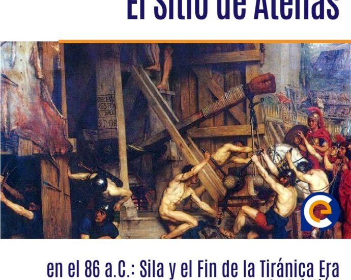En el año 86 a. C. el Sitio de Atenas, el general romano Sila derrota al tirano Aristión
