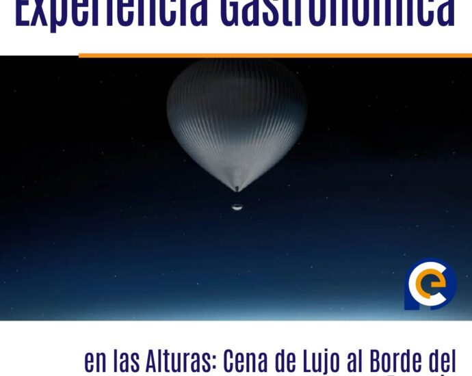 Experiencia Gastronómica en las Alturas: Cena de Lujo al Borde del Espacio
